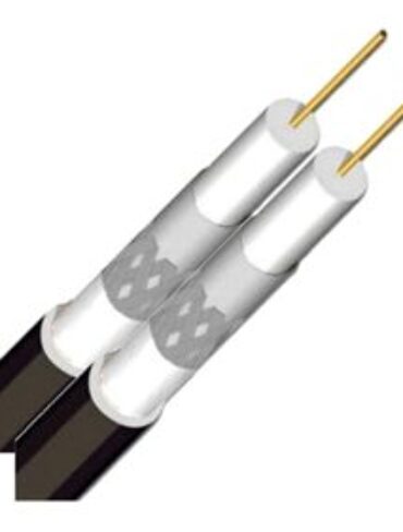 Triax TX63 CAI Approved Black Micro Shotgun Cable (250m)
