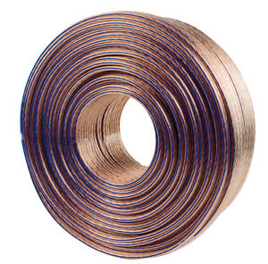 50m Transparent Speaker Cable (2 x 1,5 mm²)
