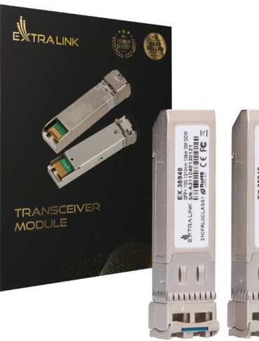 Pair, SFP+ 10G 1310nm | SFP+ Module | Single mode, LC, 10km, Duplex
