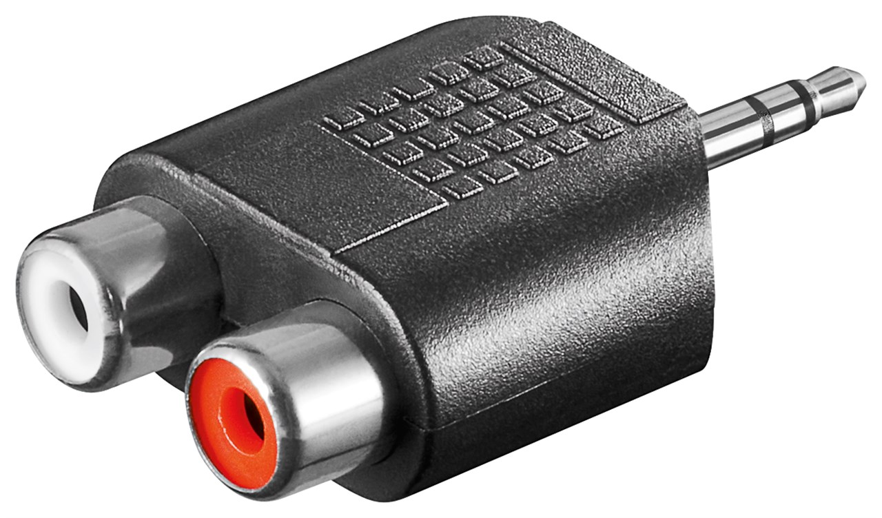 AUX 3.5mm Jack to Stereo RCA Adapter