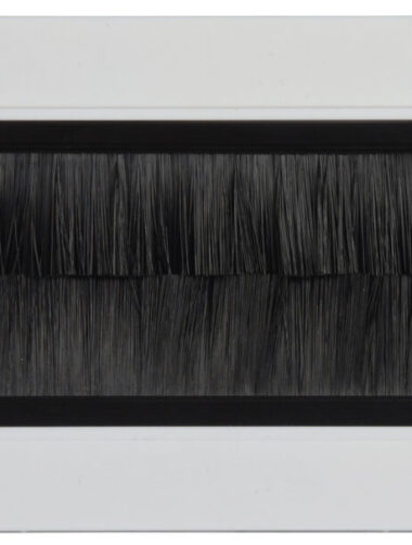 Labgear Double Brush Wall Plate (Black Brush)