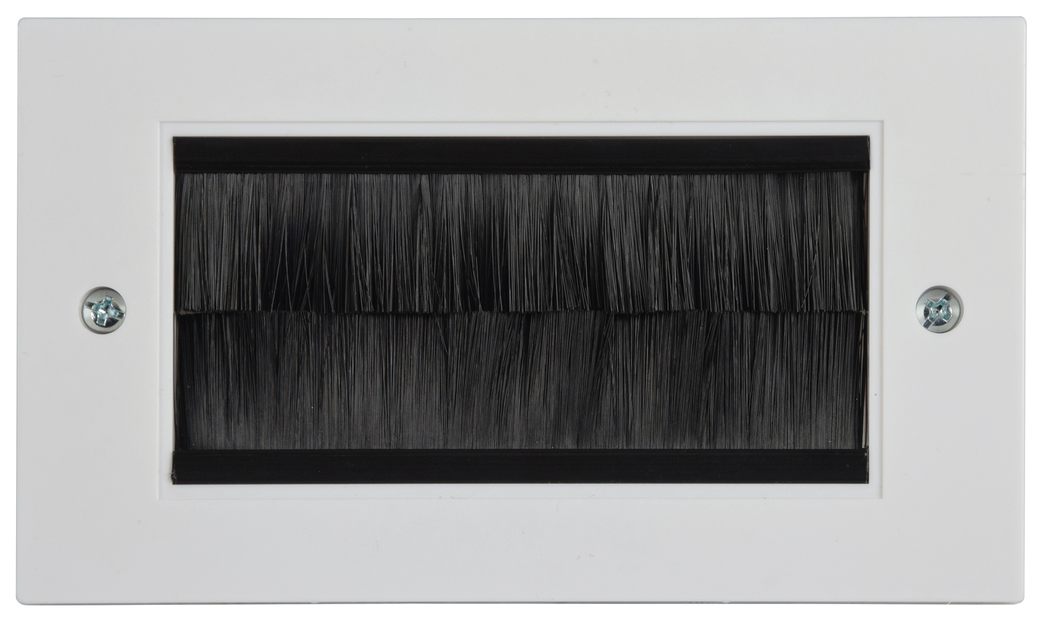Labgear Double Brush Wall Plate (Black Brush)