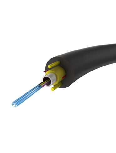 12 Cores Fiber Optic Cable, Single-Mode, G.652D, 5.2 mm (Price per M)
