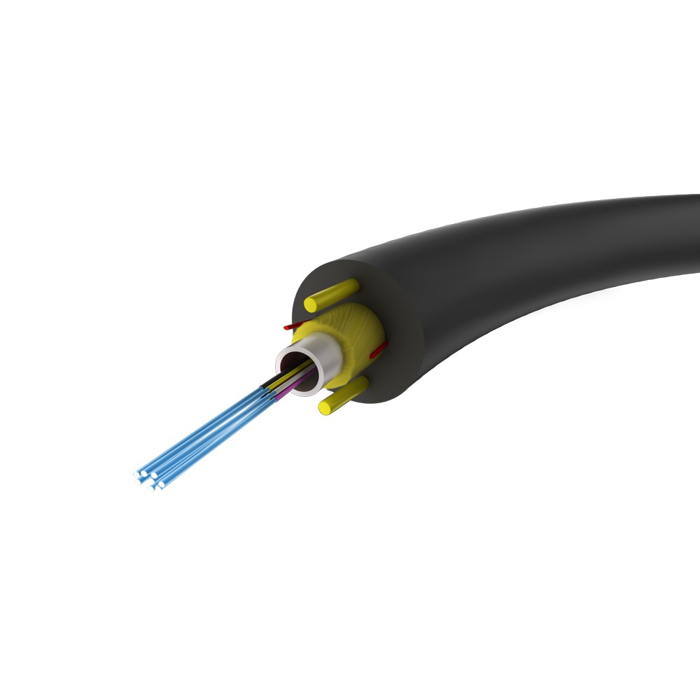 12 Cores Fiber Optic Cable, Single-Mode, G.652D, 5.2 mm (Price per M)