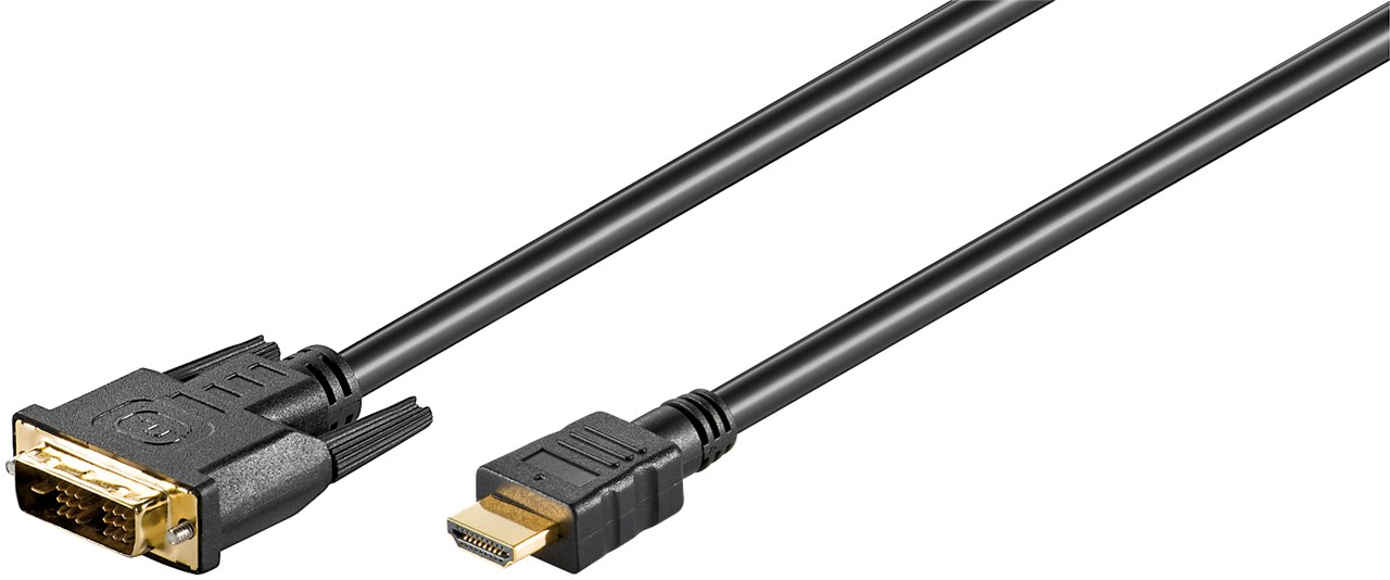 2m DVI-D to HDMI Full HD Cable Single Link