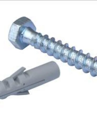 M10x60mm Coach Screw & Plug (100)