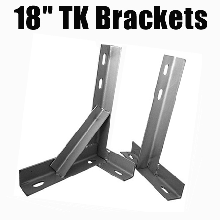 18" T&K Wall Bracket Set