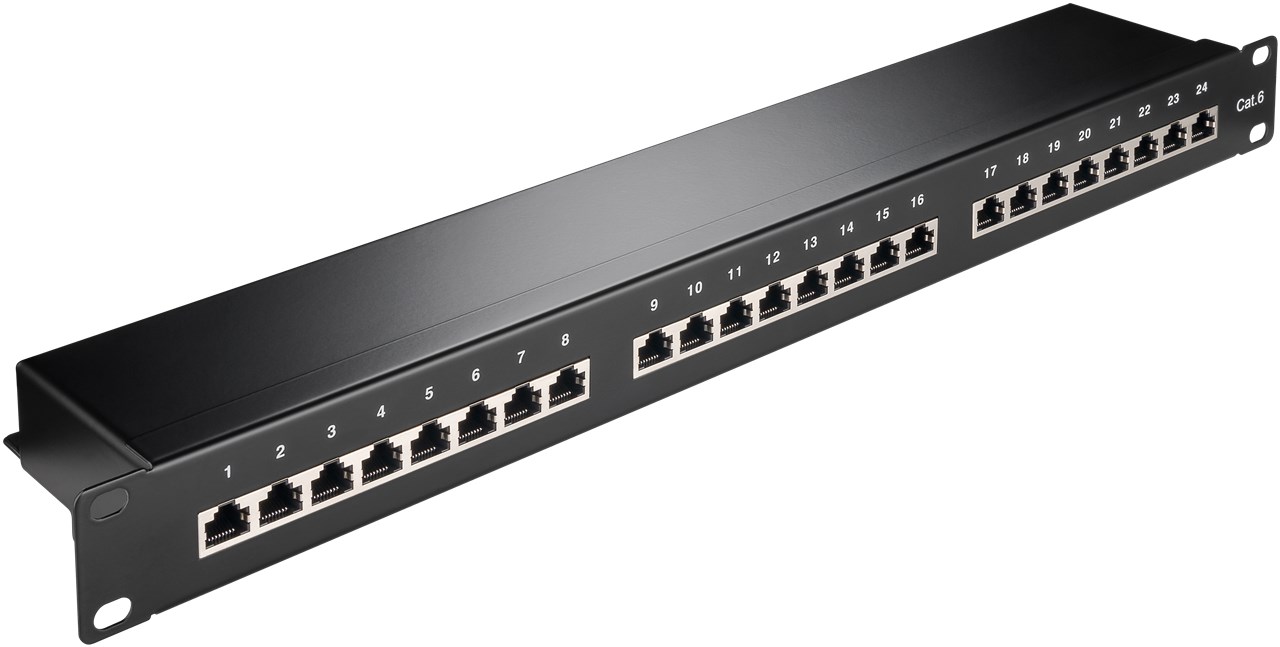19-inch Patch Panel 24 Port STP Shielded