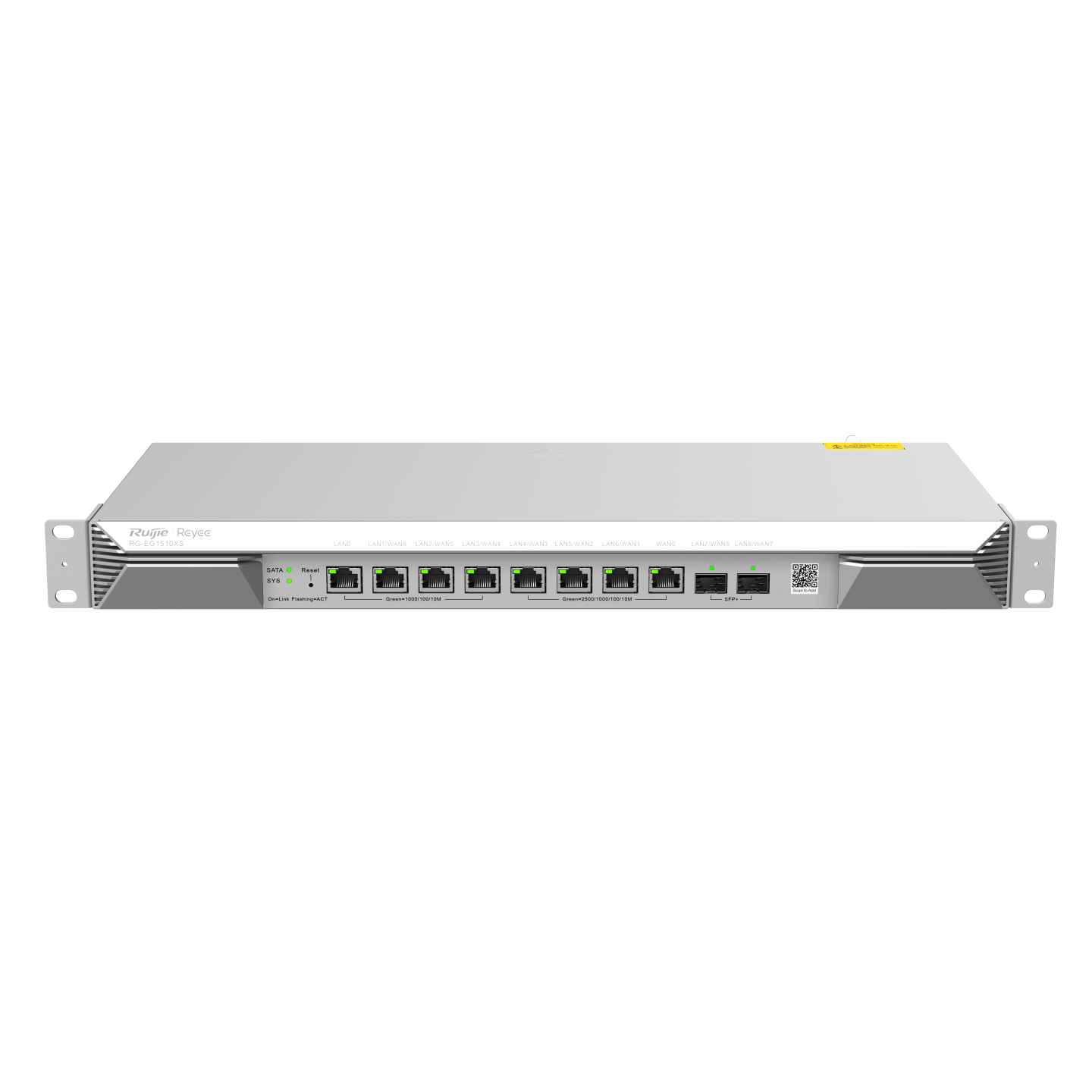 Reyee 10 Port Cloud Managed Rack Mountable Router / 4Gbps Throughput / 10G SFP+ / 2.5" HDD Bay
