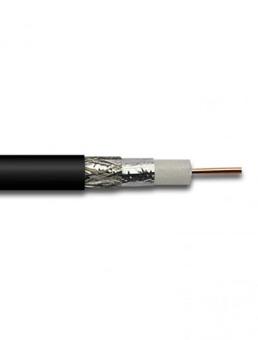 1m RG6 Satellite Cable (Black or White)