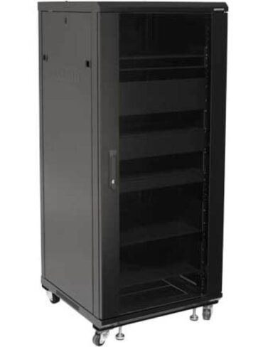 Sanus 27U AV Rack - Shelves & Blanks Included CFR2127-B1