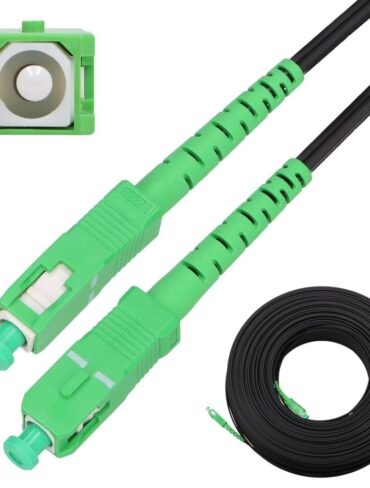 100m Outdoor Fiber Optic Cable SC/APC-SC/APC Flat Drop
