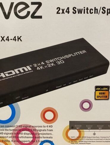 2x4 HDMI Switch / Splitter 4K