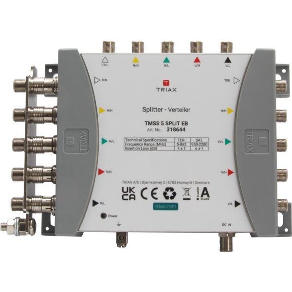 Triax TMSS 5 Splitter EB - Quattro Feed Splitter