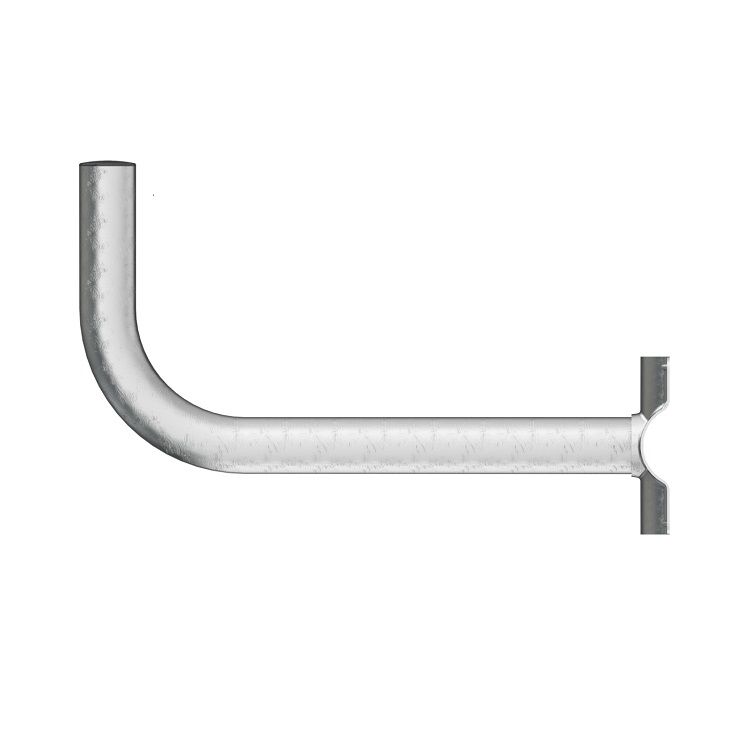 320mm Galvanised Steel Wall Mount (32mm Diameter)