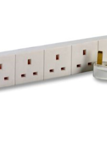 4 Gang Mains Power Extension Lead 5m