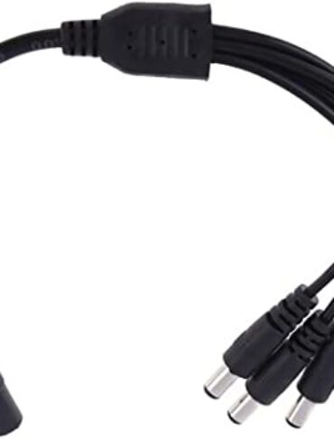 5 Way DC Power Splitter Cable for CCTV