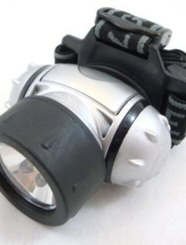 6 LED / 1 Krypton Head Torch