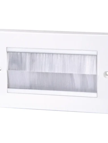 Labgear Double Brush Wall Plate (White Brush)