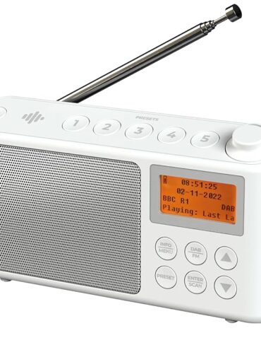 iBox Spectrum FM Portable Radio White