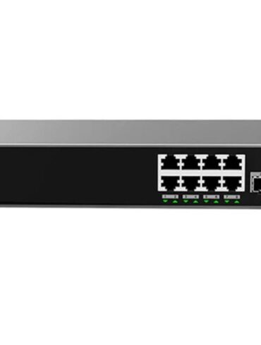 Grandstream GWN7811P - 8 Port Gigabit PoE+ Managed Layer3 Switch, 2 SFP+, 120W