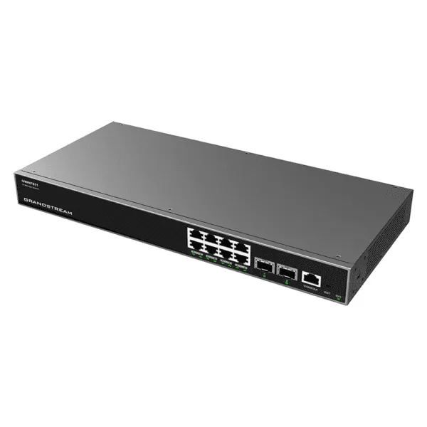 Grandstream GWN7811 - 8 Port Gigabit Managed Layer3 Switch, 2 SFP+