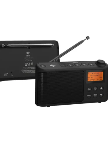 iBox Spectrum FM Portable Radio Black