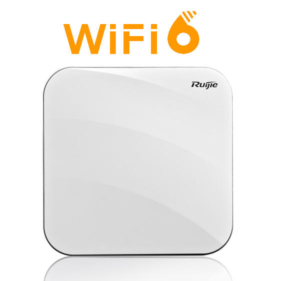 Ruijie WiFi 6 5.2Gbps Dual Band Access Point 3x GB Ports RG-AP840-I