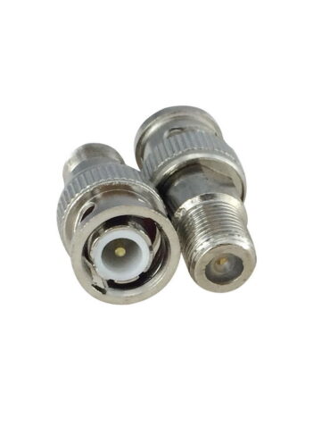 BNC Male Plug to F Female Socket Connector / Adapter (100)