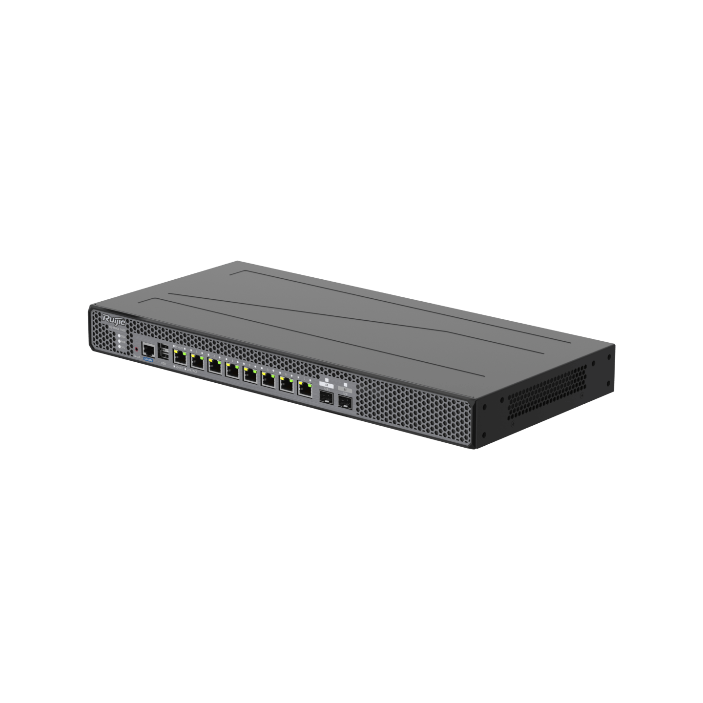 Ruijie 10 Port Cloud Managed Rack Mountable Firewall / 10Gbps Throughput / 10G SFP+ / 2.5" HDD Bay / 1 Year License Included