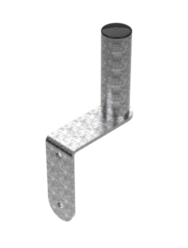 Aerial / CPE Wall Bracket 100mm x 100mm Galvanised (32mm Diameter)