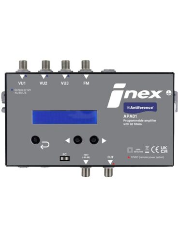 Antiference iNex UHF/VHF Programmable Amplifier with 32 filters