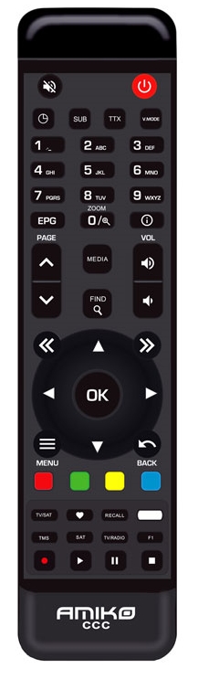 Amiko CCC Remote Control