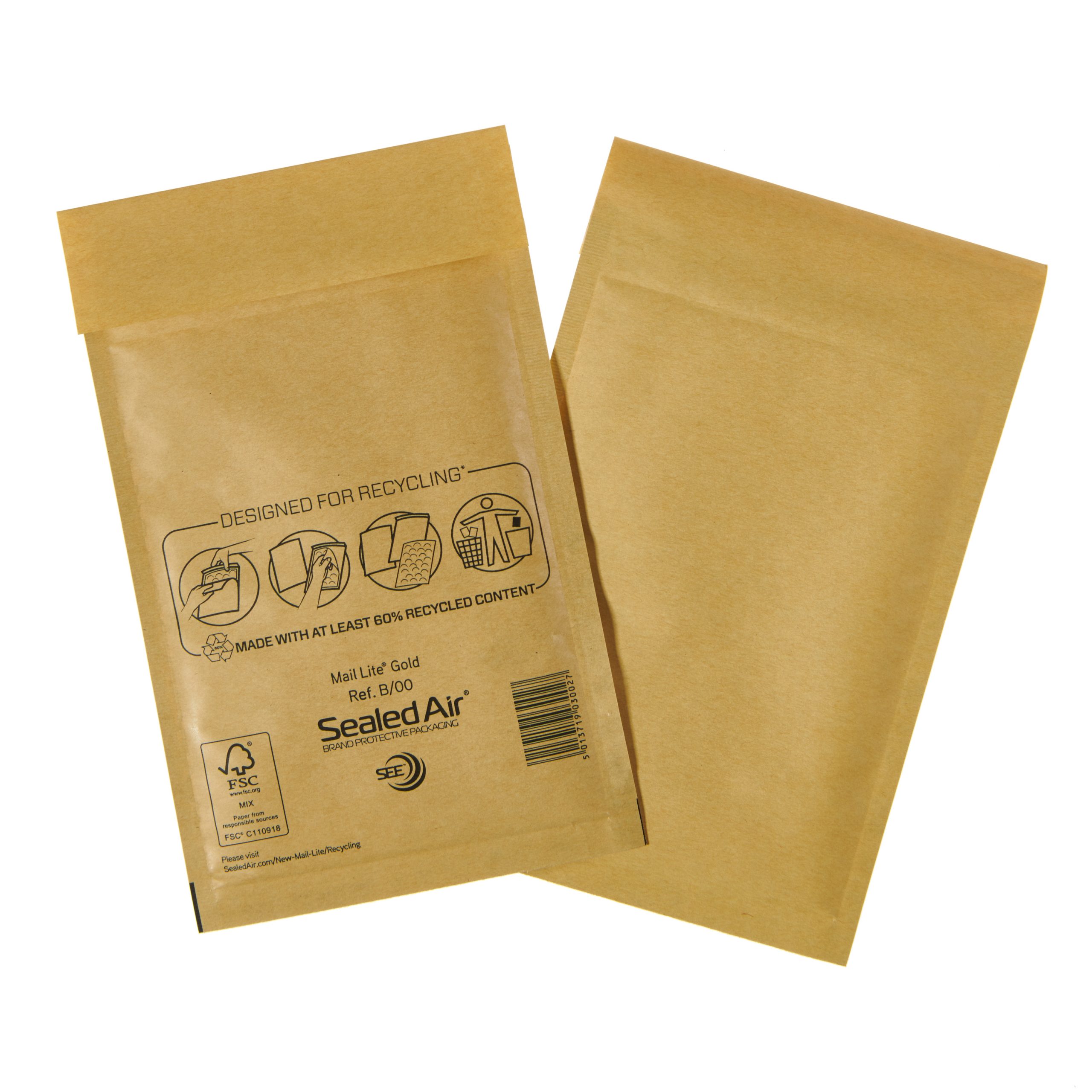 Mail Lite Padded Envelope Gold (B/00)