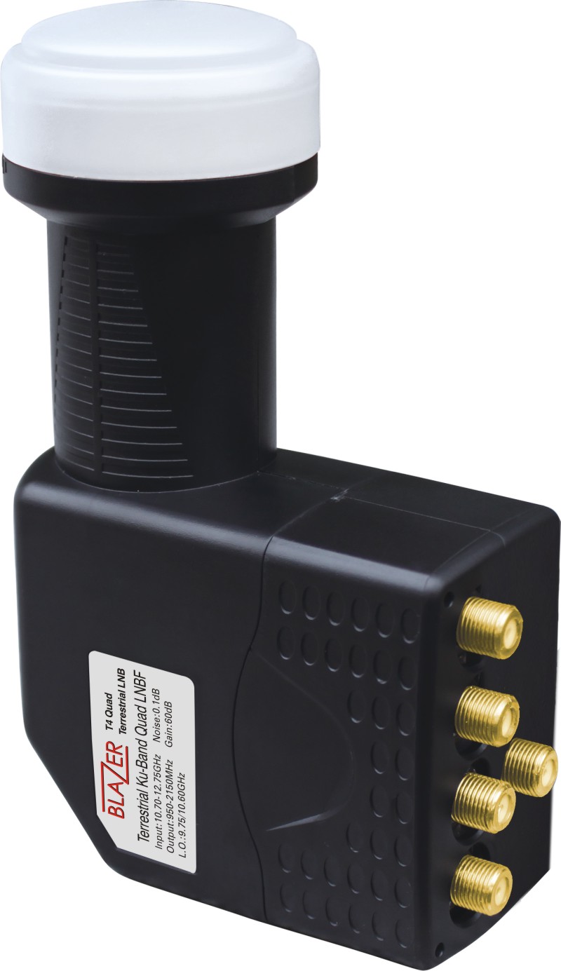 Blazer T4 Quad LNB with Terrestrial Input