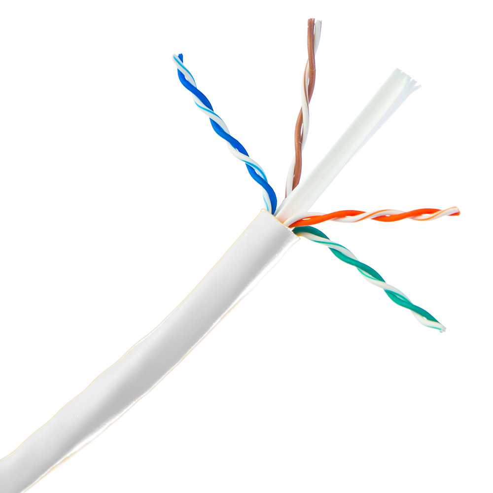 CORE 305m Outdoor Ethernet CAT6 Cable White (Oxygen Free Copper)