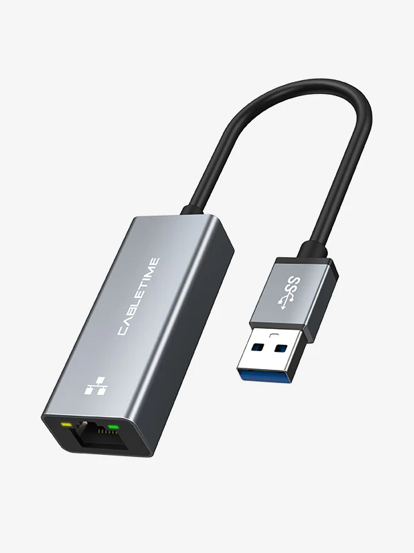Cabletime USB 3.0 to Ethernet Adapter 1000Mbps