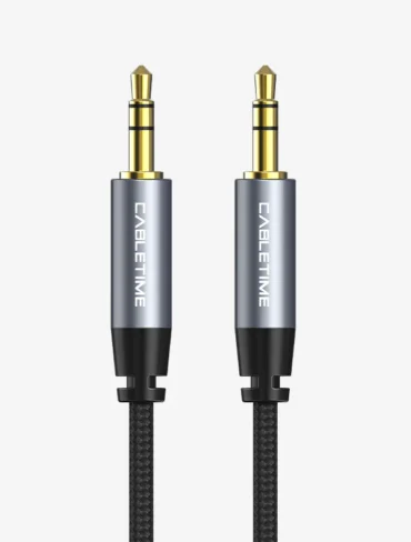 Premium 0.3m AUX Male to Male Cable 3.5mm Jack