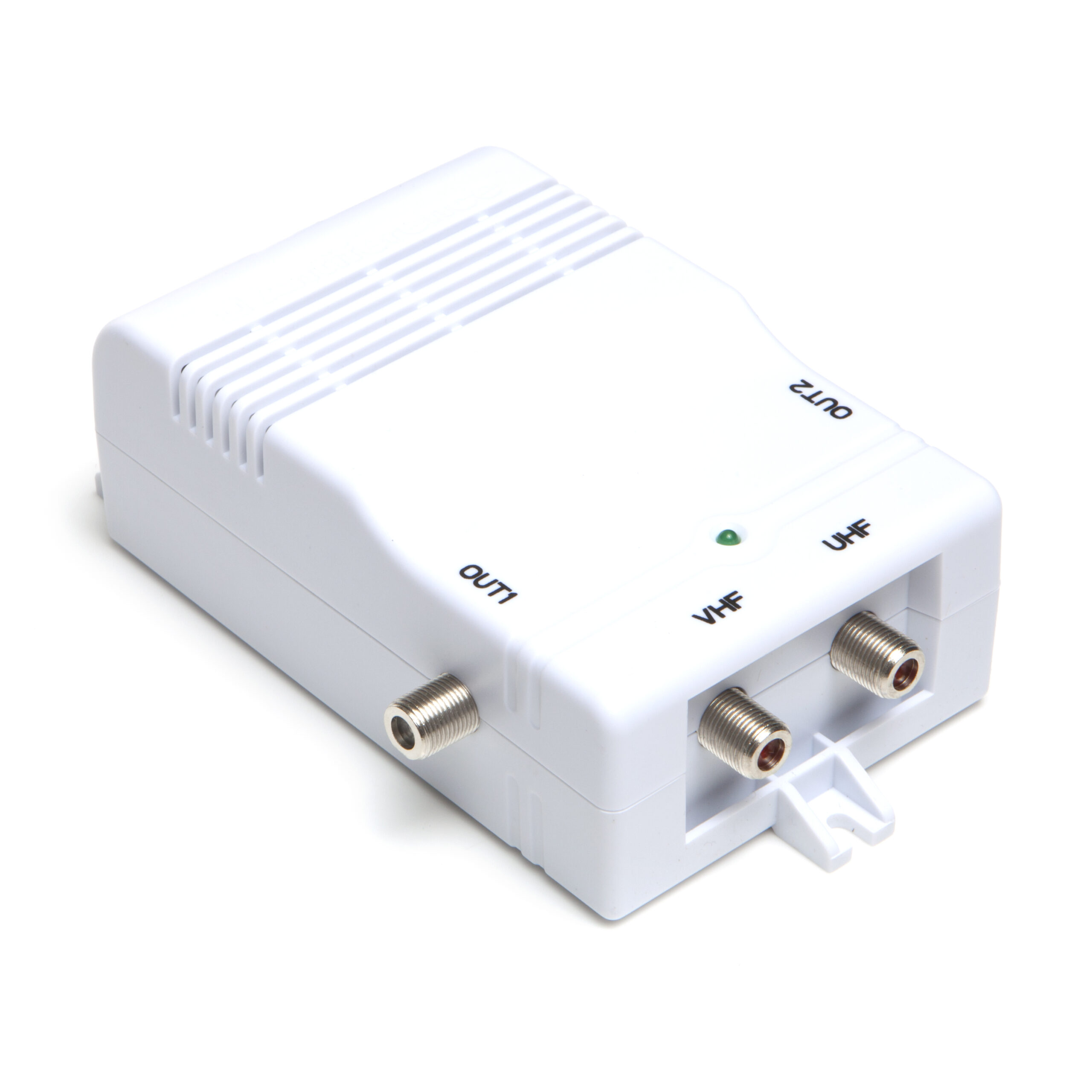 Antiference 2 Way TV Amplifier with Bypass (F-Type)