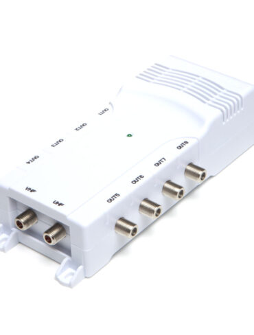 Antiference 8 Way TV Amplifier with Bypass (5G Ready)