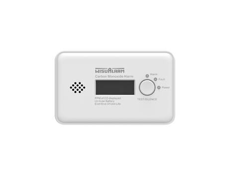 Wisualarm Wireless Interconnected Carbon Monoxide Alarm / 7 Year Battery