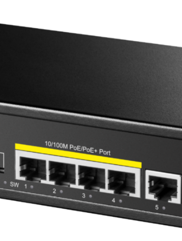 Cudy 6 Port 100M PoE+ Switch 60W