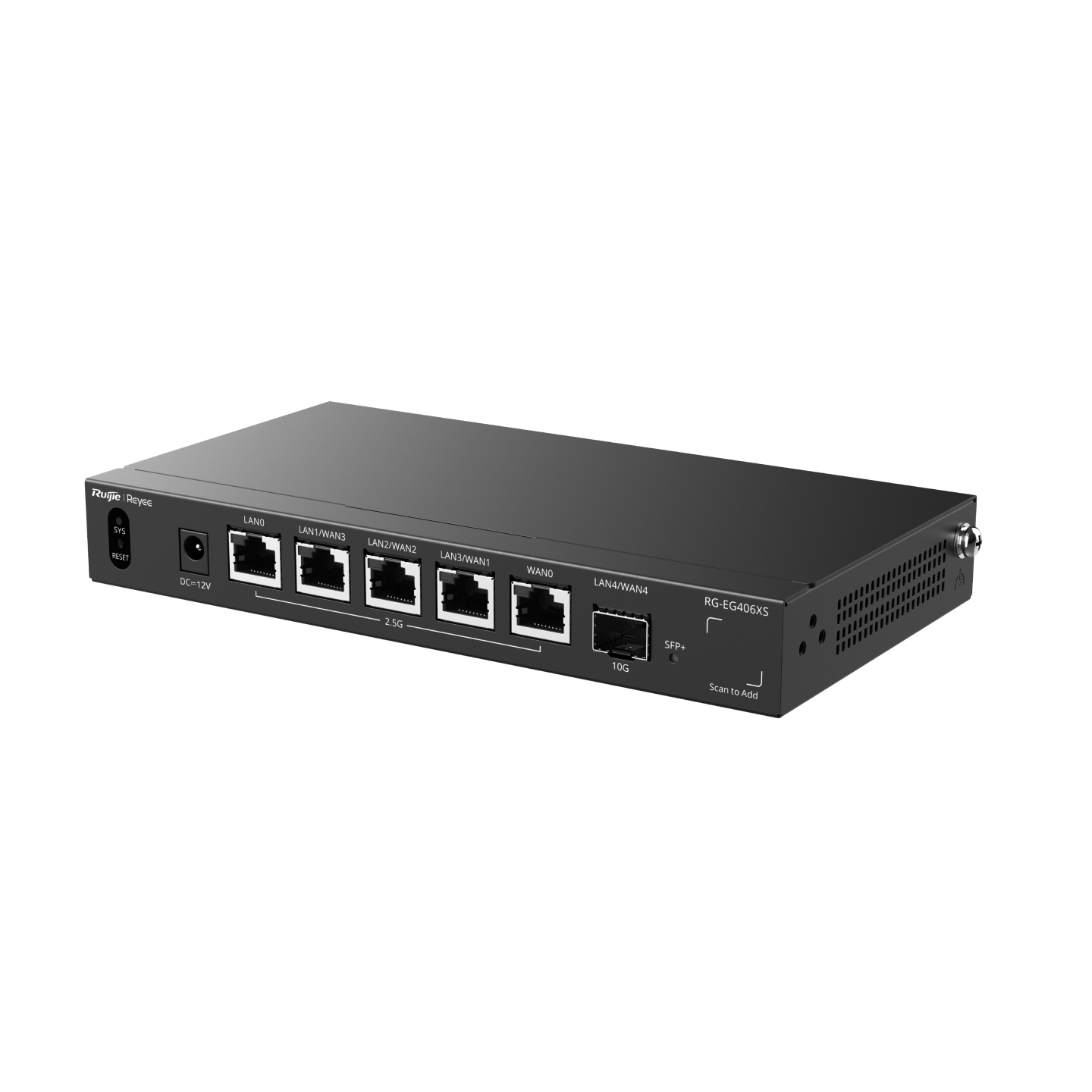 Reyee 5-Port 2.5G Cloud Managed Router, 1 x 10G SFP+ Port