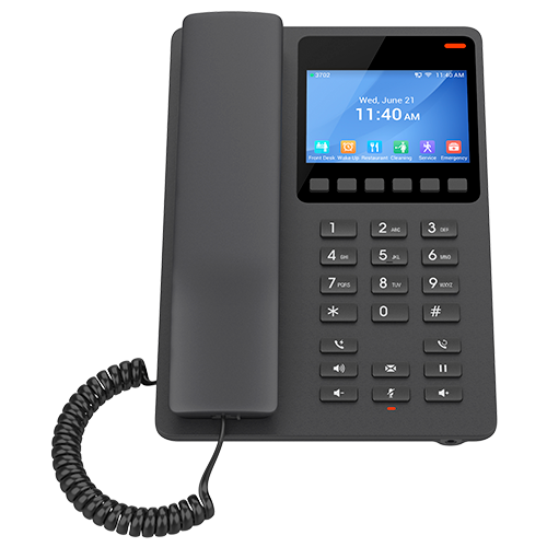 Grandstream GHP631W - 2 SIP Accounts, 2 Lines, PoE, WiFi6, Color LCD