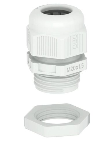 OBO M50 Cable Gland - V-TEC VM50+ LGR + Locknut