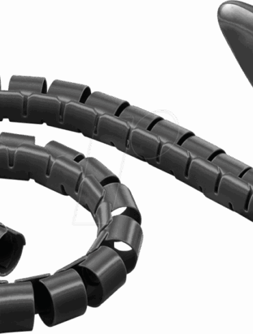 Cable Tidy Tube Black 2.5m