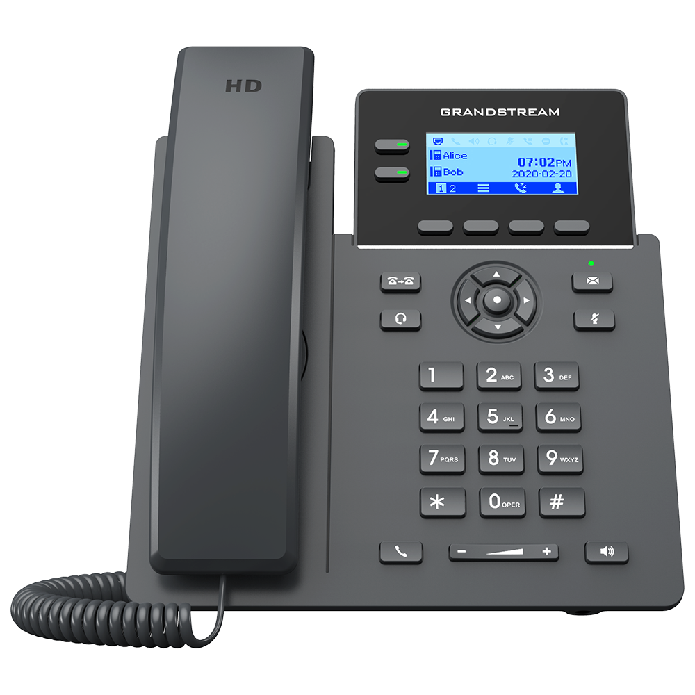 Grandstream GRP2602G - 2-Line Essential IP Phone, Gigabit