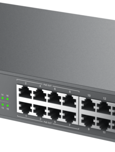 Grandstream GWN7702P - 16 Port Gigabit Unmanaged Switch with 8 PoE+ Ports, 138W