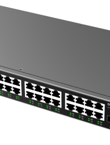 Grandstream GWN7803P - 24 Port Gigabit PoE+ Managed Layer2+ Switch, 4 SFP, 360W