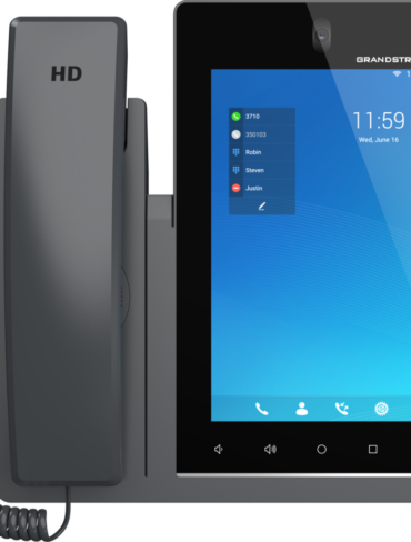 Grandstream GXV3470 - 16-Line, WiFi and PoE IP Video Phone, Color 7'' Touchscreen, WiFi 6